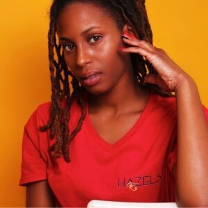 Hazel Red Short Sleeve Tee